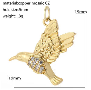 Hummingbird Charm For Charm Bar & Charm Necklace