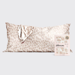 KITSCH - Satin King Pillowcase - Leopard